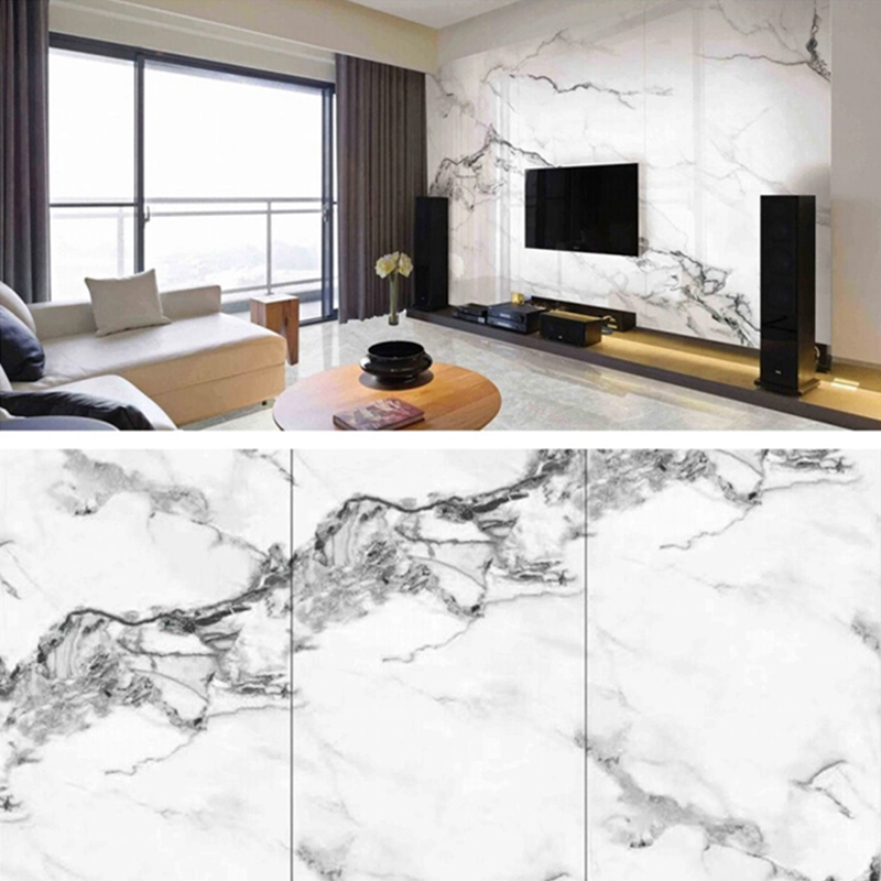 Arkusz marmurowy z PCV o wymiarach 1220 × 2800 mm powlekany UV do mebli i szafek Lekka i trwała dekoracja Panel ścienny z laminowanego tworzywa sztucznego