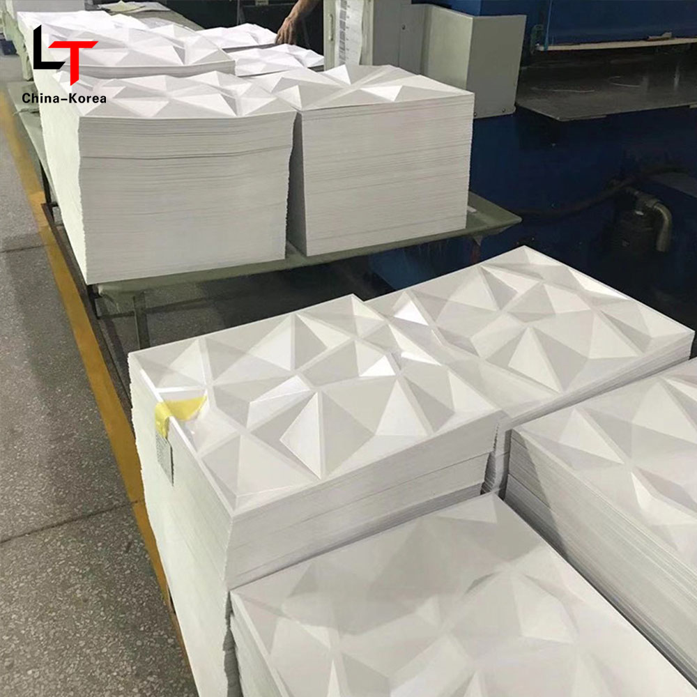 Nowoczesny panel ścienny 3D PCV/naklejka wewnętrzna wodoodporny matowy czarny kształt rombu do salonu dekoracja ścienna sypialni wodoodporna