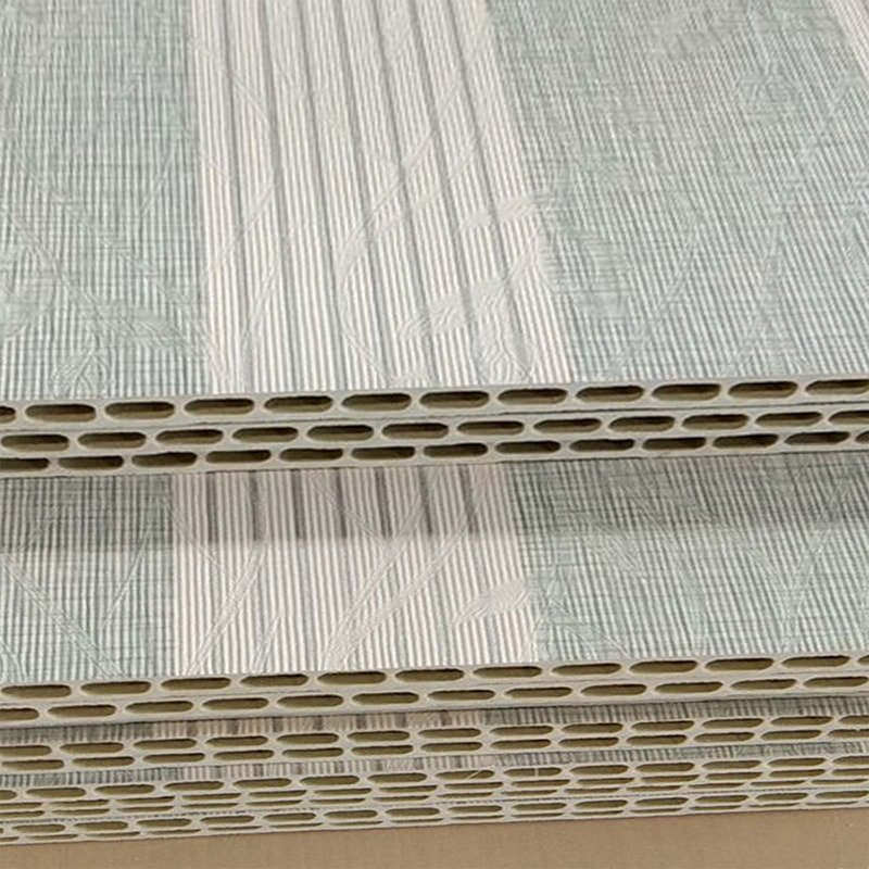 Nowoczesny zintegrowany panel ścienny z PCV z włókna bambusowego do tła telewizyjnego Twardy panel ścienny do sufitu wewnętrznego do użytku hotelowego