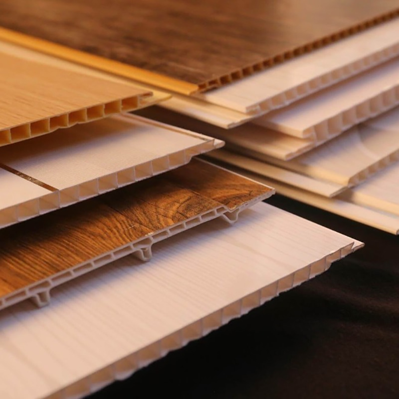 Ekologiczny zintegrowany panel ścienny z włókna drzewnego bambusa 600x9mm PVC WPC Trwały, wszechstronny, nowoczesny wystrój wnętrz Łatwa instalacja