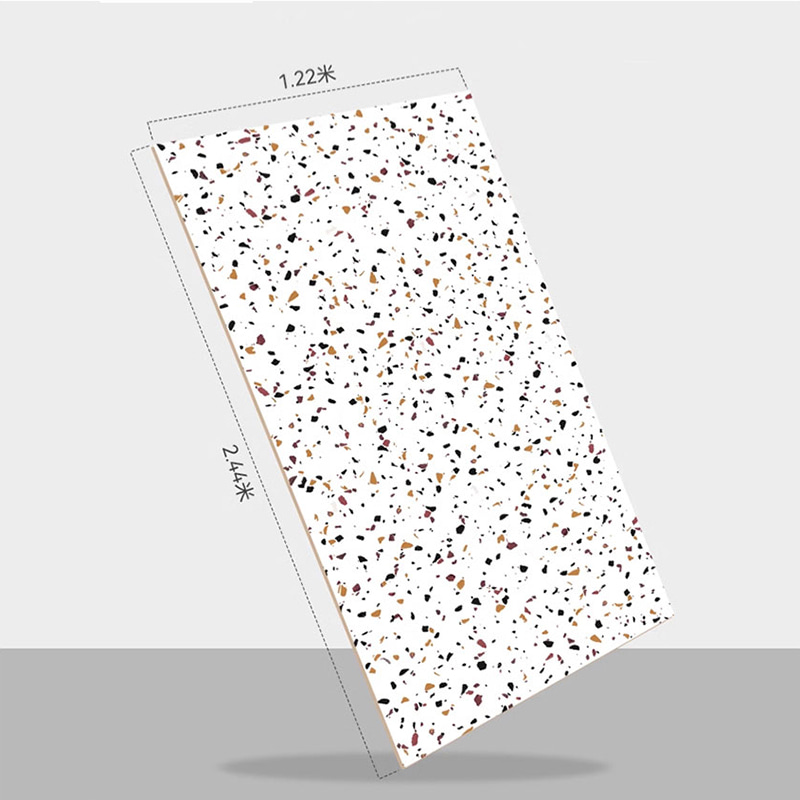 1220 mm × 2440 mm Elastyczny PVC Plastik Alternatywny marmur SPC Panel ścienny i deska Sztuczna imitacja marmuru Powłoka UV Arkusz marmuru PCV