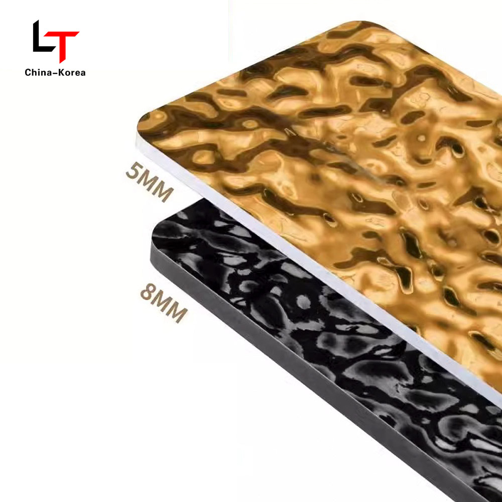 1220 × 2440 mm Ekologiczne PCV Ziarno forniru Dekoracyjne panele ścienne do okładzin ściennych w pomieszczeniach Wodoodporny Odporny na zarysowania Łatwy w montażu