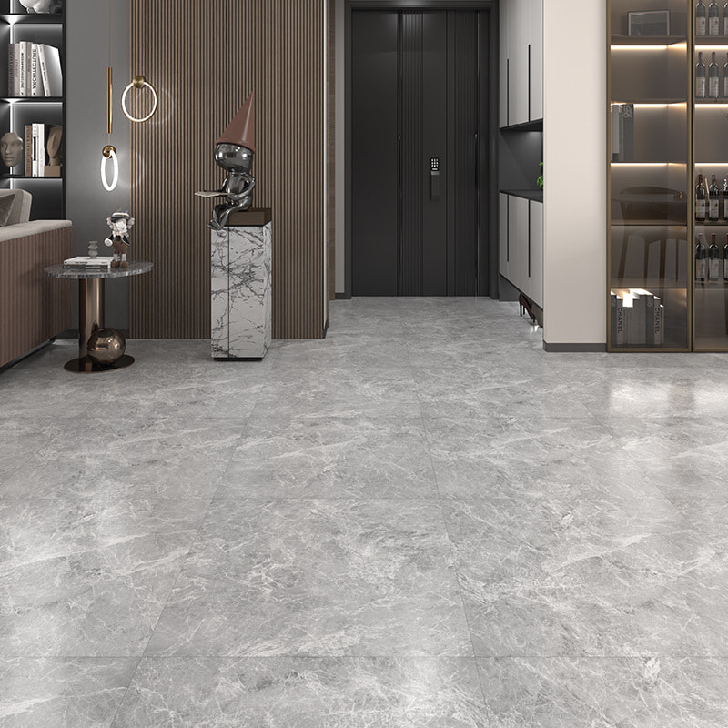 Biały i czarny marmur Drewniany słojowany sztywny rdzeń Blokada Click Lock Panele winylowe Podłoga Piso Wnętrze PCV Click Piso Podłoga SPC