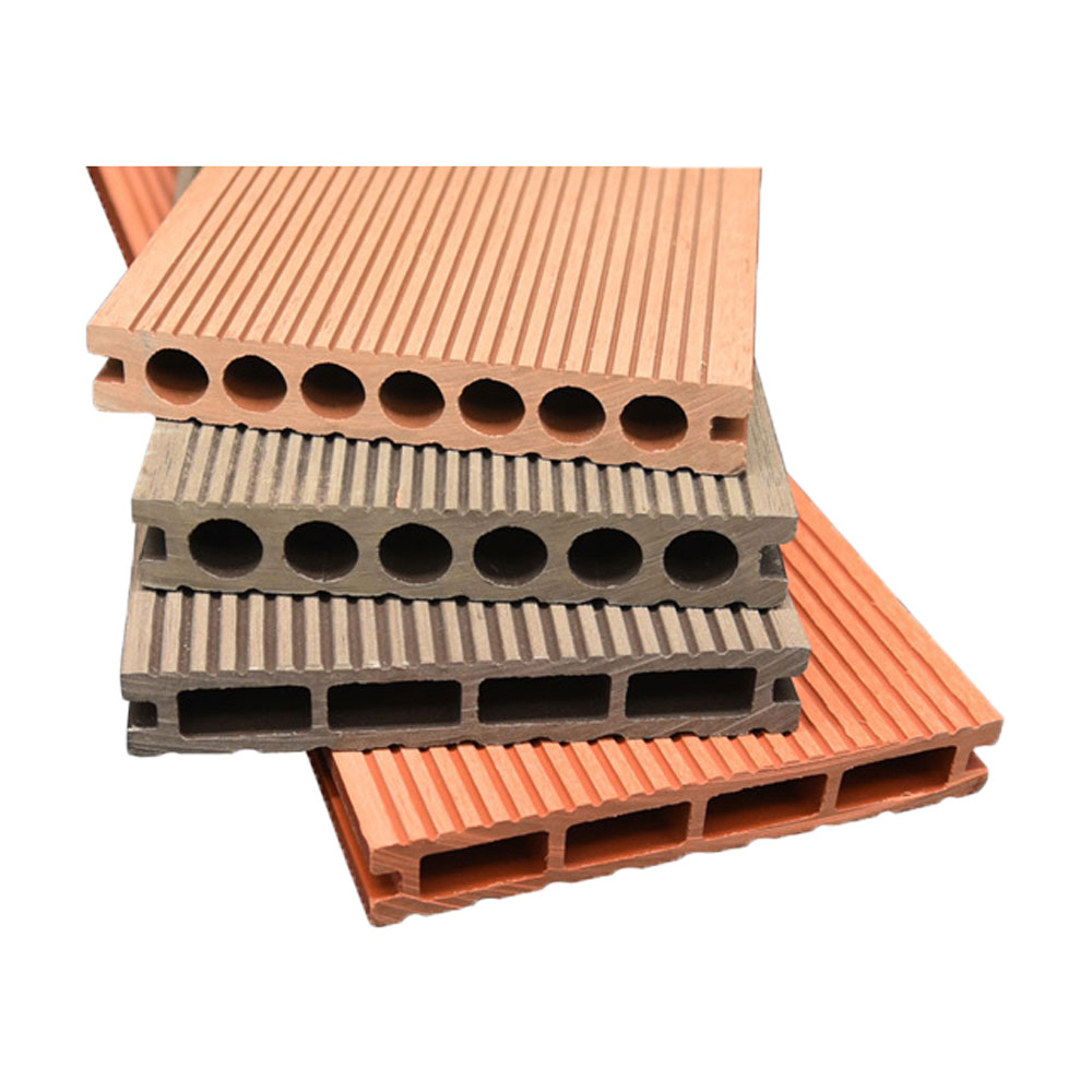 Interlock Wpc Outdoor Decking 3D Tłoczenie Ziarno drewna Kompozytowa deska tarasowa Podłoga z drewna z tworzywa sztucznego