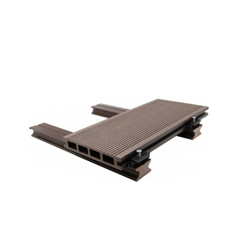 Snap on DIY Floor Outdoor Wodoodporna podłoga kompozytowa Wpc Patio Blokujące deski tarasowe