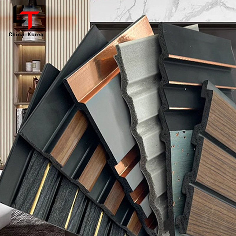 Dekoracyjny wodoodporny panel ścienny Ps Kolor Nowe typy Wewnętrzna listwa przypodłogowa Skórzany polistyren Projekt graficzny Nowoczesny, niestandardowy kolor